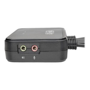 Tripp Lite B032-HUA2 KVM con Cables USB / HD de 2 Puertos con audio y video, Cables y USB para Compartir Periféricos