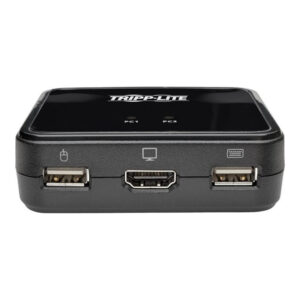Tripp Lite B032-HUA2 KVM con Cables USB / HD de 2 Puertos con audio y video, Cables y USB para Compartir Periféricos