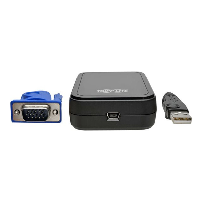 Tripp Lite B032-VU1 Adaptador de Maletin de Recuperacion de Consola KVM a Laptop Portatil USB 2.0 con Transferencia de Archivos y Captura de Video, 1920 x 1200 @ 60 Hz - Imagen 4
