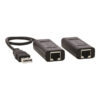 Tripp Lite B203-101-POC Juego Extensor de 1 Puerto USB sobre Cat5 y Cat6 con PoC - USB 2.0, hasta 50 m [164 pies], Negro