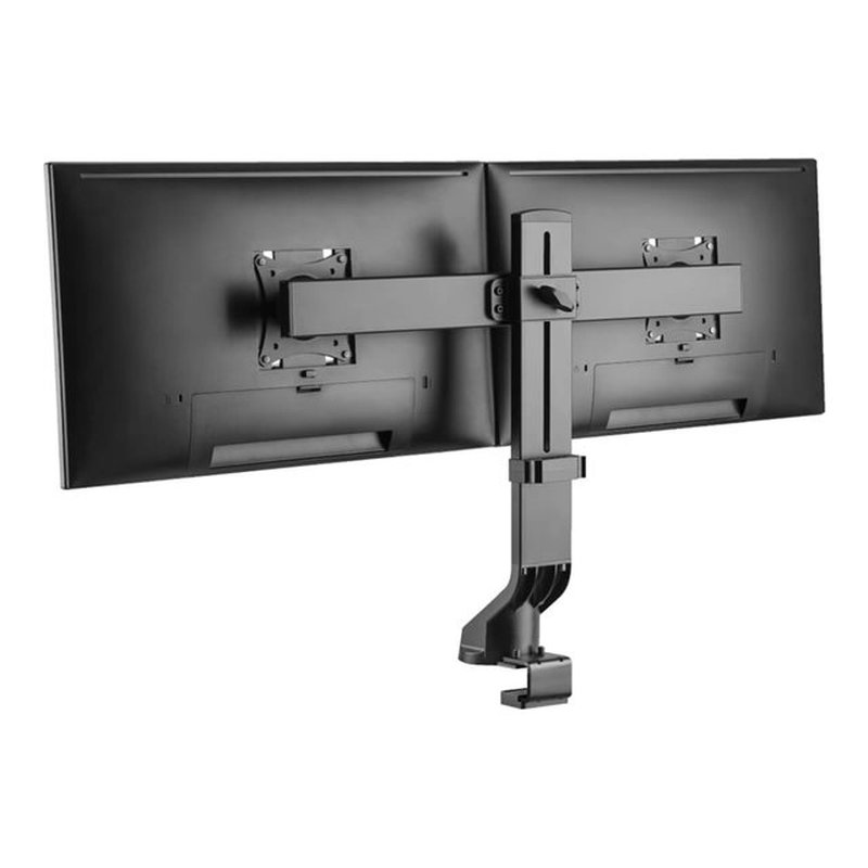 Tripp Lite DDR1727DC Brazo para Monitor con Pantalla Doble con Abrazadera de Escritorio y Pasacables - Altura Ajustable, Monitores de 17" a 27" - Imagen 7