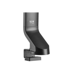 Tripp Lite DDR1727DC Brazo para Monitor con Pantalla Doble con Abrazadera de Escritorio y Pasacables - Altura Ajustable, Monitores de 17" a 27"