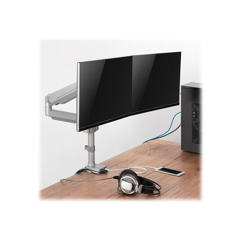 Tripp Lite DDR1732DAL soporte para monitor 81,3 cm (32") Plata Escritorio - Imagen 6