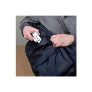 Tripp Lite Hub Adaptador Portátil USB 3.1 Gen 1, USB-C, de 3 Puertos USB-A y Puerto Gigabit Ethernet, Compatible con Thunderbolt 3