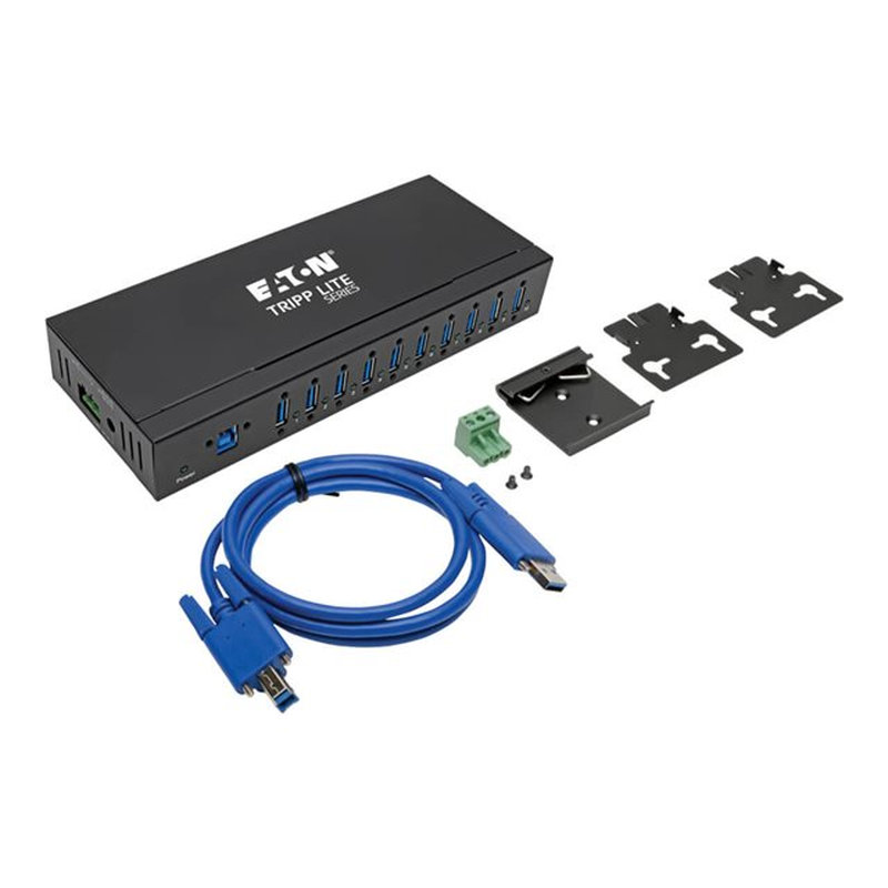 Tripp Lite Hub de 10 Puertos USB 3.0 de Grado Industrial – Inmunidad ESD de 20 kV, Caja de Metal, Instalable Tripp Lite Hub de 10 Puertos USB 3.0 de Grado Industrial – Inmunidad ESD de 20 kV, Caja de Metal, Instalable - Imagen 6