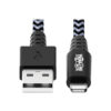 Tripp Lite M100-010-HD Cable de Sincronización y Carga USB A a Lightning para Servicio Pesado, Certificado MFi - M/M, USB 2.0, 3.05 m [10 pies]