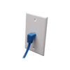 Tripp Lite N204-003-BL-DN Cable Ethernet (UTP) Patch Moldeado Cat6 Gigabit en Ángulo hacia Abajo (RJ45 en Ángulo Recto hacia Abajo M a RJ45 M), Azul, 0.91 m [3 pies]