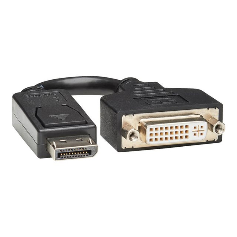 Tripp Lite P134-000 Adaptador de Cable DisplayPort a DVI, Convertidor para DP-M a DVI-I-F, 15.2 cm [6 Pulgadas]