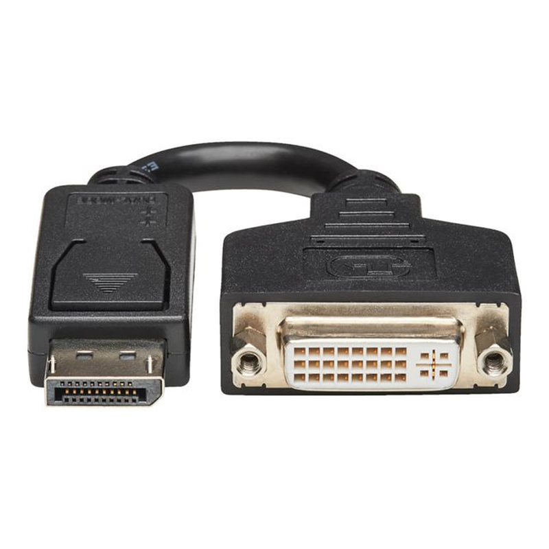 Tripp Lite P134-000 Adaptador de Cable DisplayPort a DVI, Convertidor para DP-M a DVI-I-F, 15.2 cm [6 Pulgadas] - Imagen 2