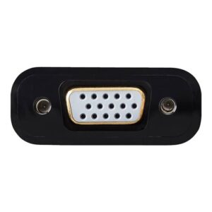 Tripp Lite P134-06N-VGA-V2 adaptador de cable de vídeo 0,15 m DisplayPort VGA (HD15) Negro Tripp Lite P134-06N-VGA-V2 adaptador de cable de vídeo 0,15 m DisplayPort VGA (HD15) Negro