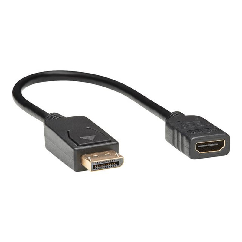 Tripp Lite P136-001 Convertidor Adaptador de Video DisplayPort a HDMI, HDCP, Negro (M/H), 30.5 cm [1 pie]