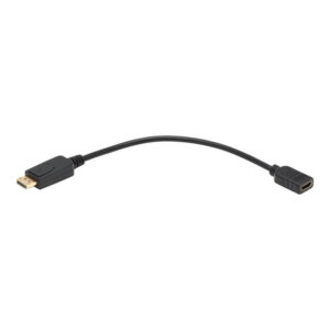 Alternative view of Tripp Lite P136-001 Convertidor Adaptador de Video DisplayPort a HDMI, HDCP, Negro (M/H), 30.5 cm [1 pie]
