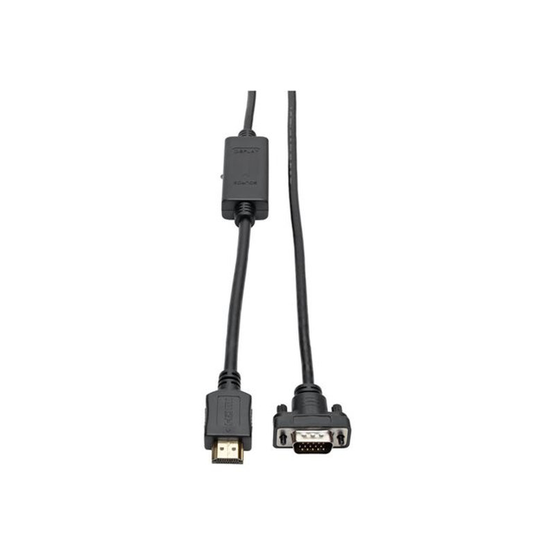 Tripp Lite P566-003-VGA Cable Activo HDMI a VGA, Adaptador y Convertidor de Video, HDMI a HD15 de Bajo Perfil (M/M), 0.91 m [3 pies]