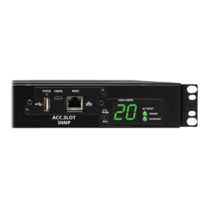 Tripp Lite PDUMH20HVATNET PDU Monofásico Controlable con Switch de Transferencia Automática 3.8kW, 2 Entradas C20 de 200-240V, 8 Tomacorrientes C13 y 2 C19, 1U, TAA Tripp Lite PDUMH20HVATNET PDU Monofásico Controlable con Switch de Transferencia Automática 3.8kW, 2 Entradas C20 de 200-240V, 8 Tomacorrientes C13 y 2 C19, 1U, TAA