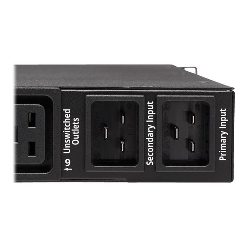 Tripp Lite PDUMH20HVATNET PDU Monofásico Controlable con Switch de Transferencia Automática 3.8kW, 2 Entradas C20 de 200-240V, 8 Tomacorrientes C13 y 2 C19, 1U, TAA - Imagen 5