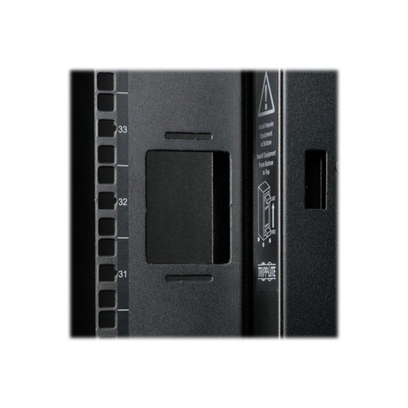 Tripp Lite SR42UBWDVRT Gabinete Ancho de Profundidad Estandar Smartrack de 42U con Dos SRCABLEVRT3 Pre-Instalados, con Costados Y Puertas - Imagen 8