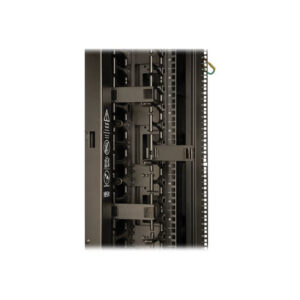 Tripp Lite SR42UBWDVRT Gabinete Ancho de Profundidad Estandar Smartrack de 42U con Dos SRCABLEVRT3 Pre-Instalados, con Costados Y Puertas