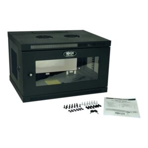 Tripp Lite SRW6UG Gabinete Smartrack 6U de Bajo Perfil con Ajuste de Profundidad A La Altura del Interruptor para Instalación en Pared con Ventana de Acrílico Transparente