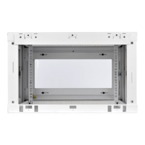 Tripp Lite SRW6UWG Gabinete Smartrack 6U de Bajo Perfil con Ajuste de Profundidad A La Altura del Interruptor para Instalación en Pared con Ventana de Acrílico Transparente, Blanco
