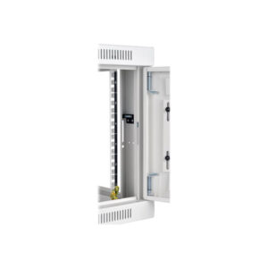 Tripp Lite SRW6UWG Gabinete Smartrack 6U de Bajo Perfil con Ajuste de Profundidad A La Altura del Interruptor para Instalación en Pared con Ventana de Acrílico Transparente, Blanco