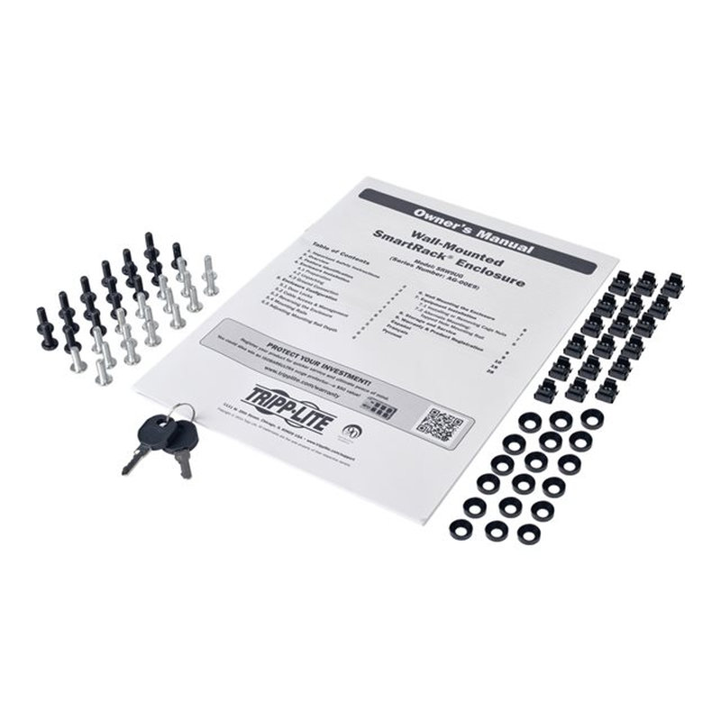 Tripp Lite SRW9UG Gabinete Smartrack 9U de Bajo Perfil Con Ajuste de Profundidad A La Altura del Interruptor para Instalación en Pared Con Ventana De Acrílico Transparente - Imagen 5