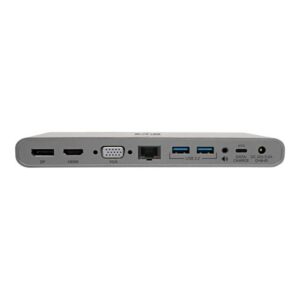 Alternative view of Tripp Lite U442-DOCK4-INT base para portátil y replicador de puertos Alámbrico USB 3.2 Gen 2 (3.1 Gen 2) Type-C Gris