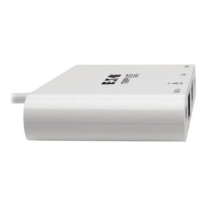 Alternative view of Tripp Lite U444-06N-HV4GU Adaptador USB 3.1 Gen 1 USB-C, 4K @30Hz - HDMI, VGA, USB-A y Gigabit Ethernet, Blanco