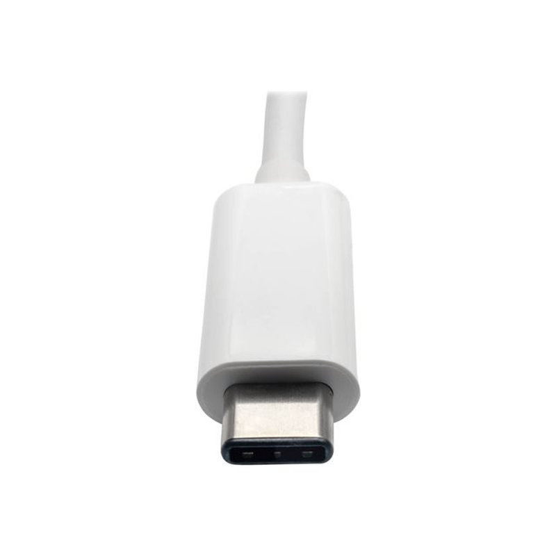 Tripp Lite U444-06N-VGU-C Adaptador Multipuerto USB-C, VGA, Puerto USB-A, GbE, Carga PD, Blanco - Imagen 2