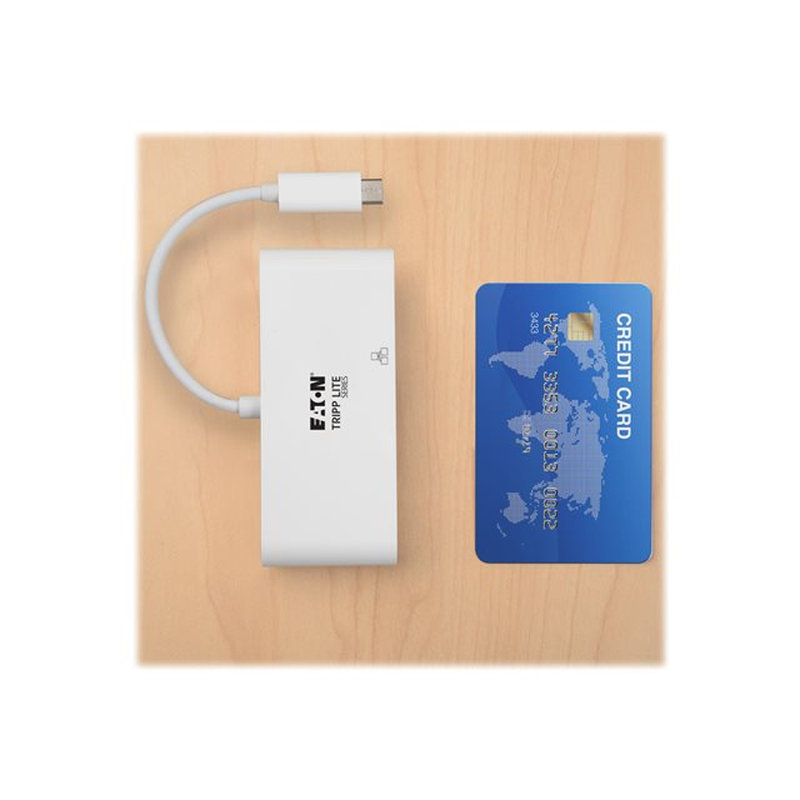 Tripp Lite U444-06N-VGU-C Adaptador Multipuerto USB-C, VGA, Puerto USB-A, GbE, Carga PD, Blanco - Imagen 5