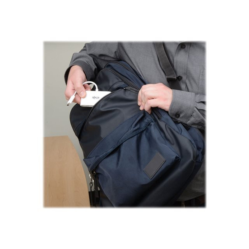 Tripp Lite U460-004-4A-C hub de interfaz USB 3.2 Gen 1 (3.1 Gen 1) Type-C 5000 Mbit/s Blanco - Imagen 7