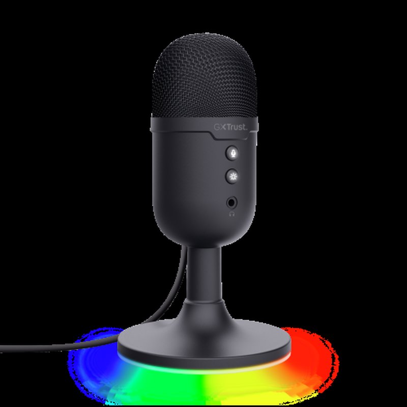 Trust GXT 234P Yunix Negro Micrófono de superficie para mesa - Imagen 2