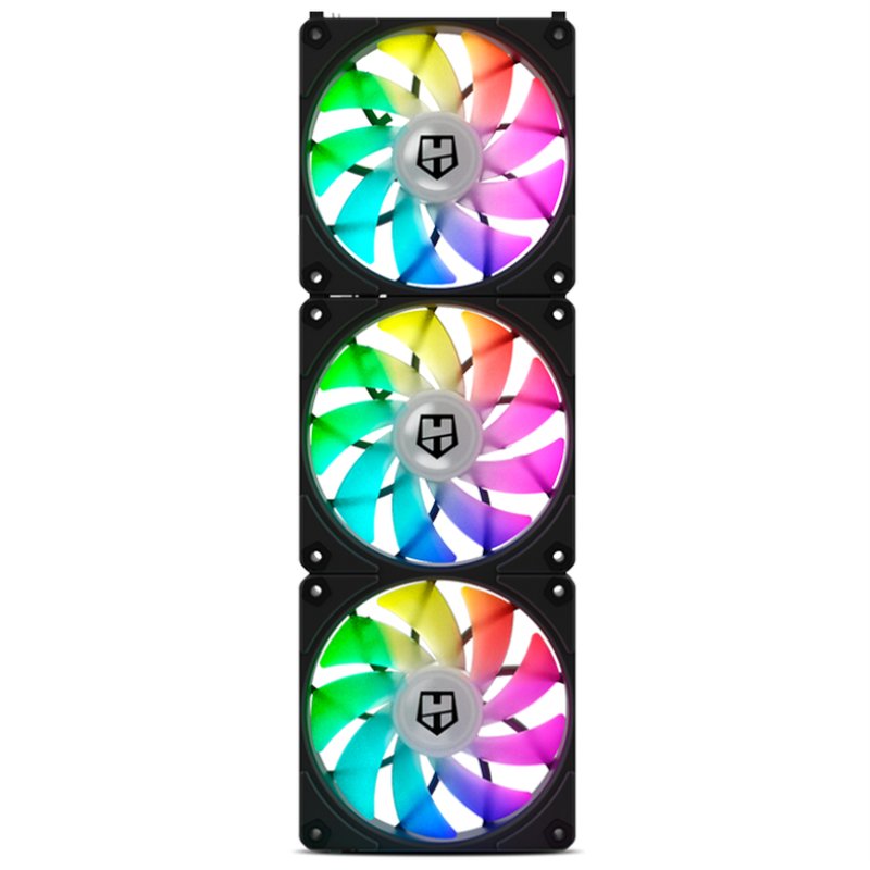 VENTILADOR CAJA NOX HUMMER EASYLINK ARGB FANS KIT NEGROS VENTILADOR CAJA NOX HUMMER EASYLINK ARGB FANS KIT NEGROS