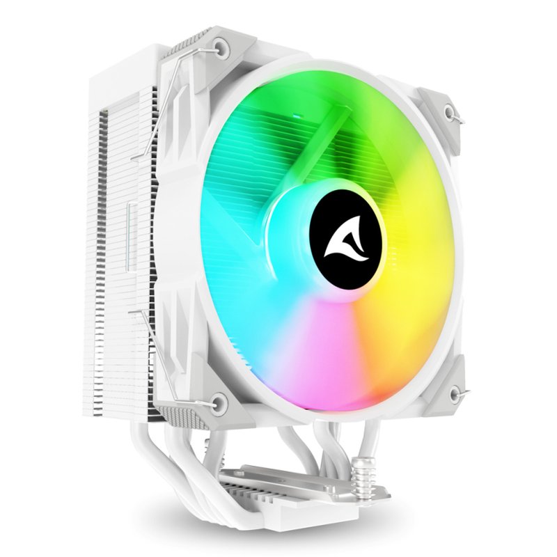 VENTILADOR CPU SHARKOON A50 RGB 120MM BLANCO VENTILADOR CPU SHARKOON A50 RGB 120MM BLANCO