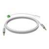 VISION 10m White 3.5mm Minijack cable VISION 10m White 3.5mm Minijack cable