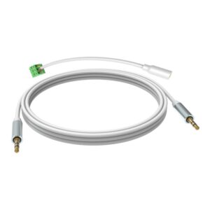 VISION 10m White 3.5mm Minijack cable