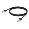 VISION 1m Black CAT6 UTP cable VISION 1m Black CAT6 UTP cable