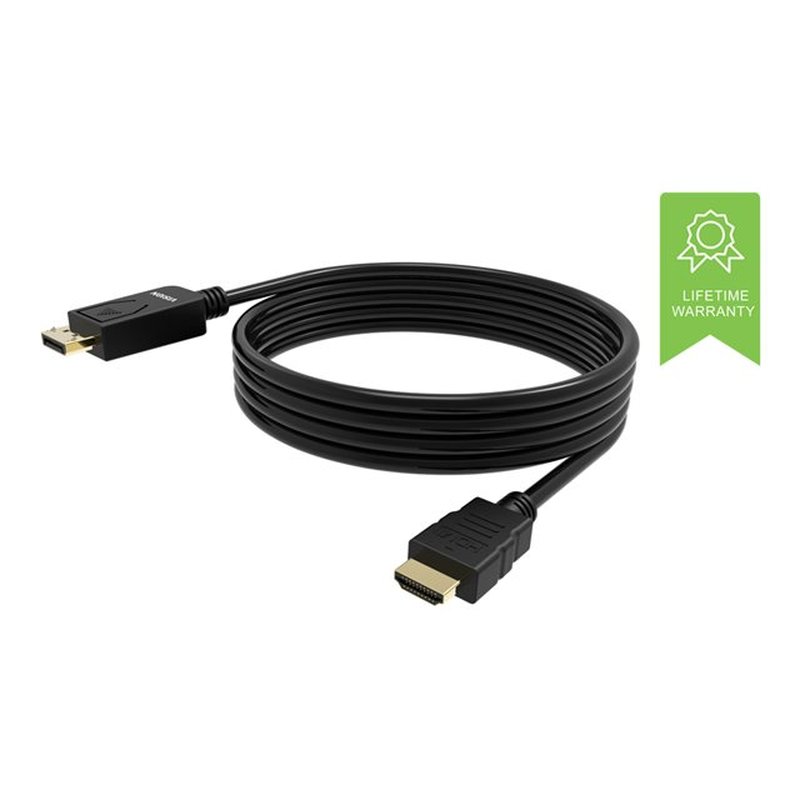 VISION 1m Black DP to HDMI cable VISION 1m Black DP to HDMI cable