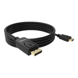 VISION 1m Black DP to HDMI cable VISION 1m Black DP to HDMI cable