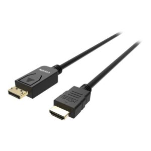 VISION 2m Black DP to HDMI cable VISION 2m Black DP to HDMI cable