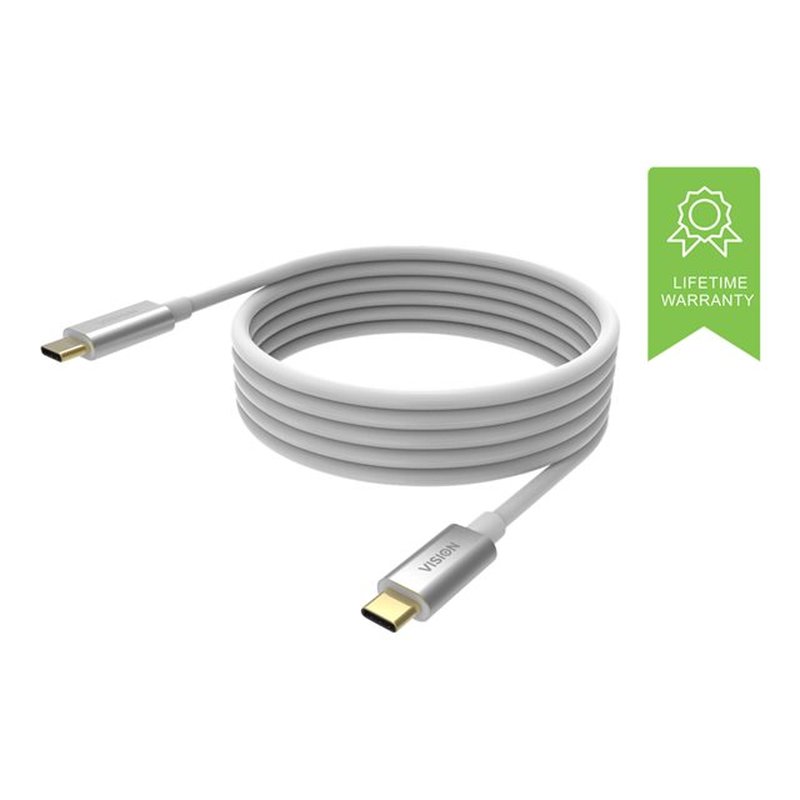 VISION 4m White USB-C Cable VISION 4m White USB-C Cable