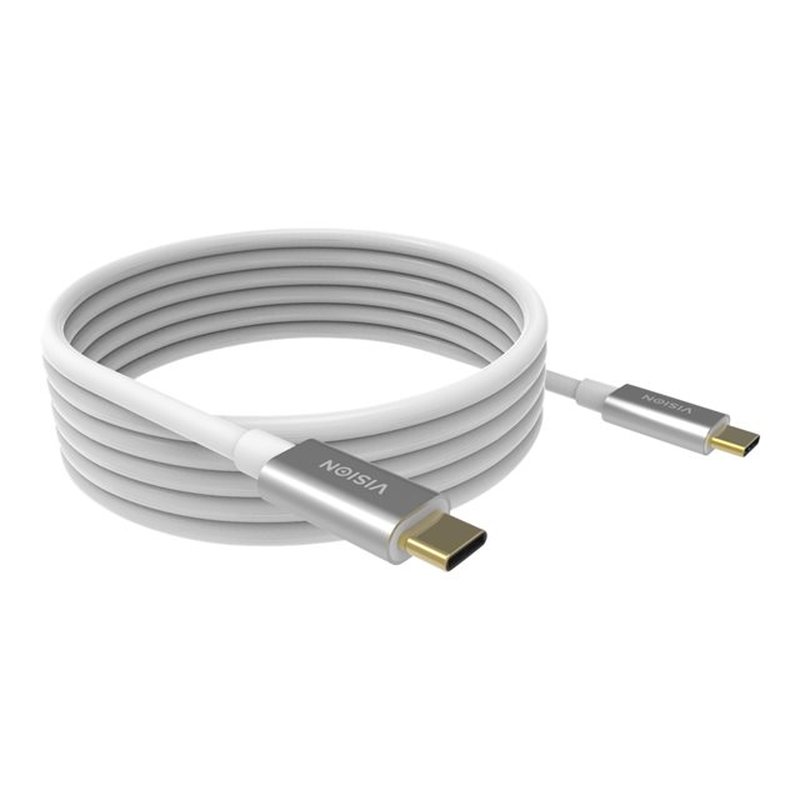 VISION 4m White USB-C Cable VISION 4m White USB-C Cable - Imagen 2