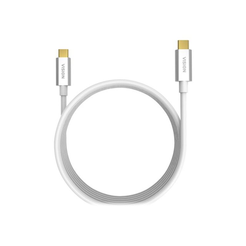 VISION 4m White USB-C Cable VISION 4m White USB-C Cable - Imagen 4