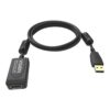 VISION 5m Black USB 2.0 extension cable VISION 5m Black USB 2.0 extension cable