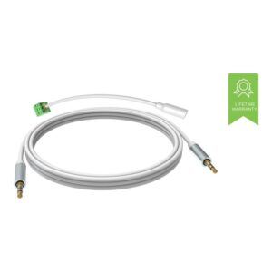 VISION 5m White 3.5mm Minijack cable