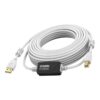 VISION Techconnect 15m White USB+cable VISION Techconnect 15m White USB+cable