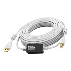 VISION Techconnect 15m White USB+cable