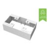 VISION Techconnect 2-Gang Backbox VISION Techconnect 2-Gang Backbox