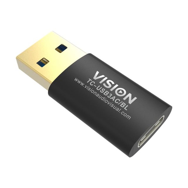 VISION USB-3.0A M to USB-C F Adaptor VISION USB-3.0A M to USB-C F Adaptor