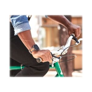 Versa 2 Woven Band Charcoal/Orange Small