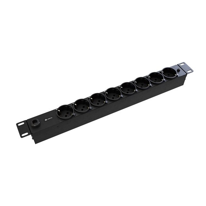 Vertiv PowerGo EP0G01A0 unidad de distribución de energía (PDU) 8 salidas AC 1U Negro - Imagen 2